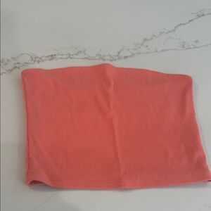 Wild Fable Peach Ribbed Top